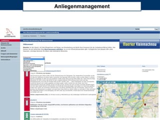 Anliegenmanagement




2012 City & Bits GmbH - alle Rechte vorbehalten                        Seite 20
 