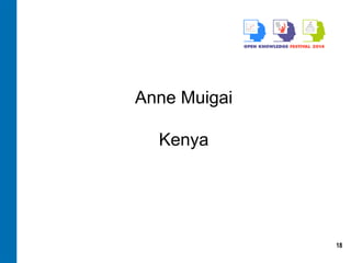 18
Anne Muigai
Kenya
 