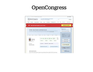 OpenCongress
 