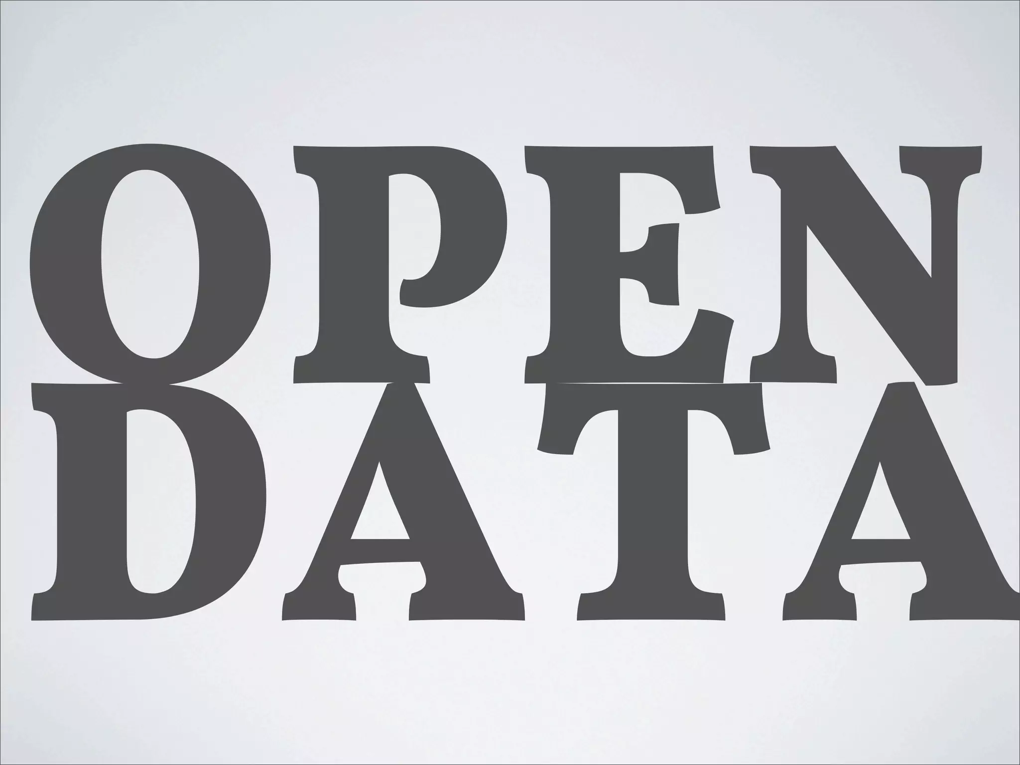 OPEN
DATA
 