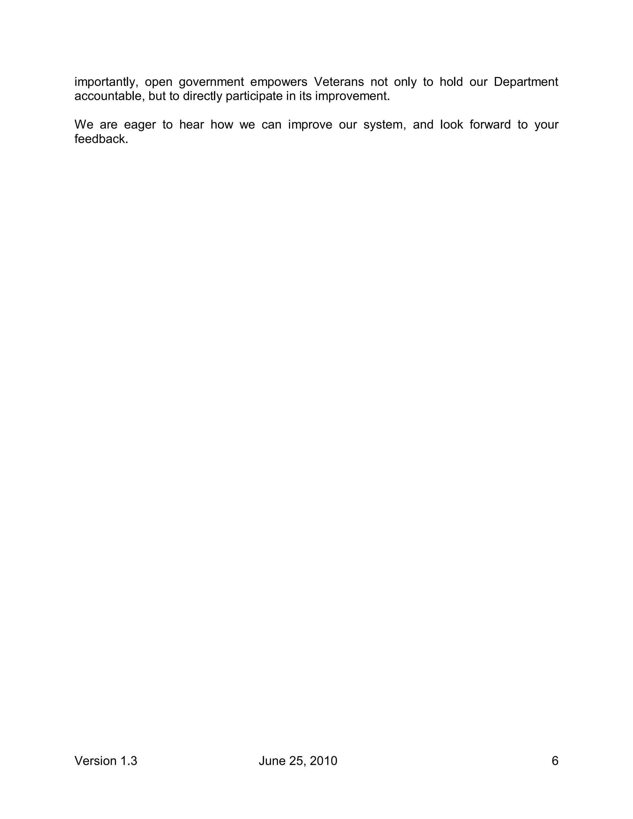 VA Open Govt Plan PDF