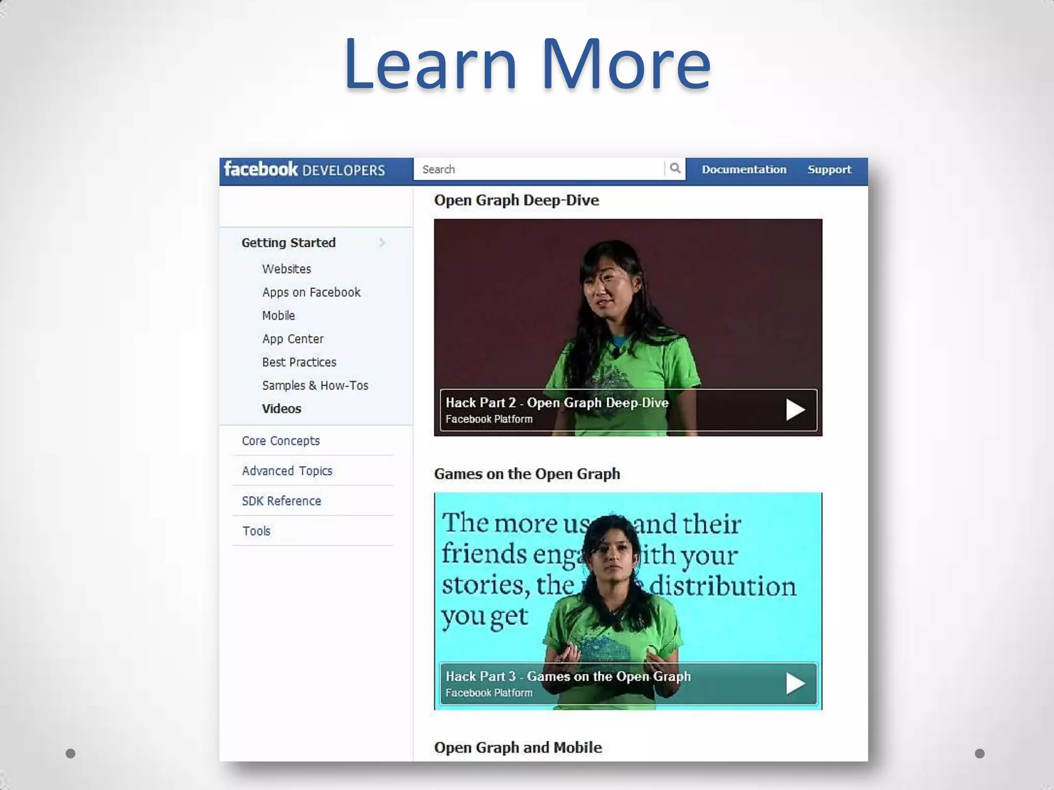 Learn More
 