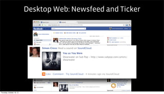 Desktop Web: Newsfeed and Ticker




                                     http://a.url.can/go?here
Thursday, October 18, 12
 