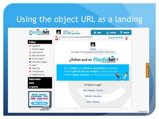 Using the object URL as a landing
 