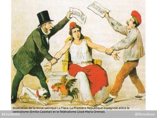 @lbroudoux#EAatMMA
Illustration de la revue satirique La Flaca. La Première République espagnole entre le
centralisme (Emi...