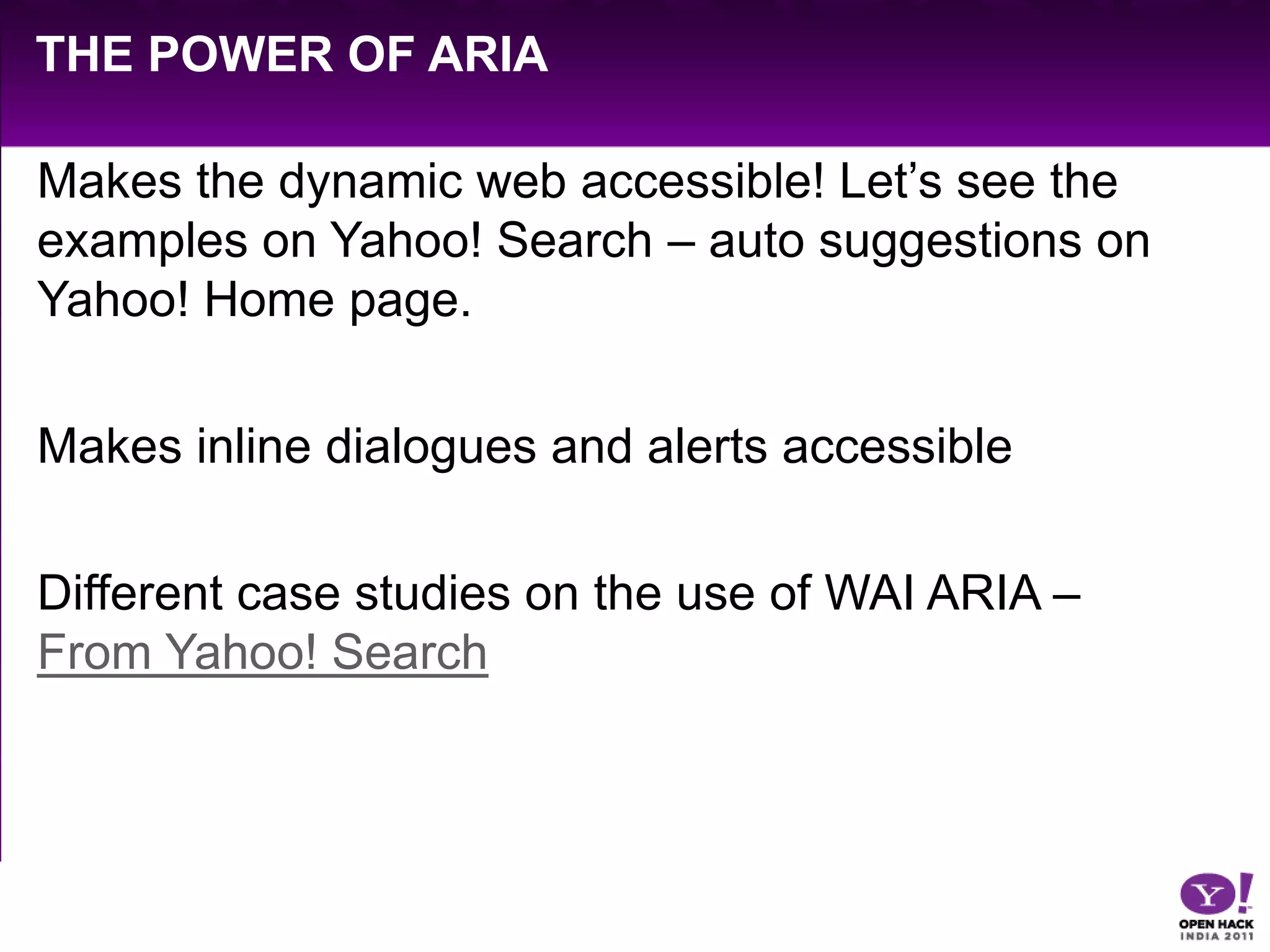 YUI and Accessibility