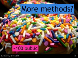 More methods? ~100 public 