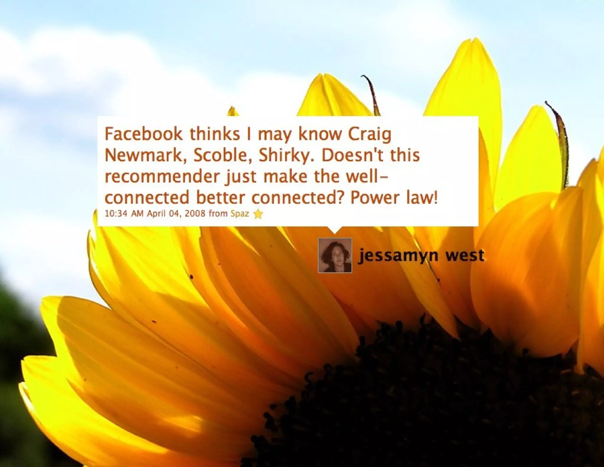 Friends you may know / power-law 