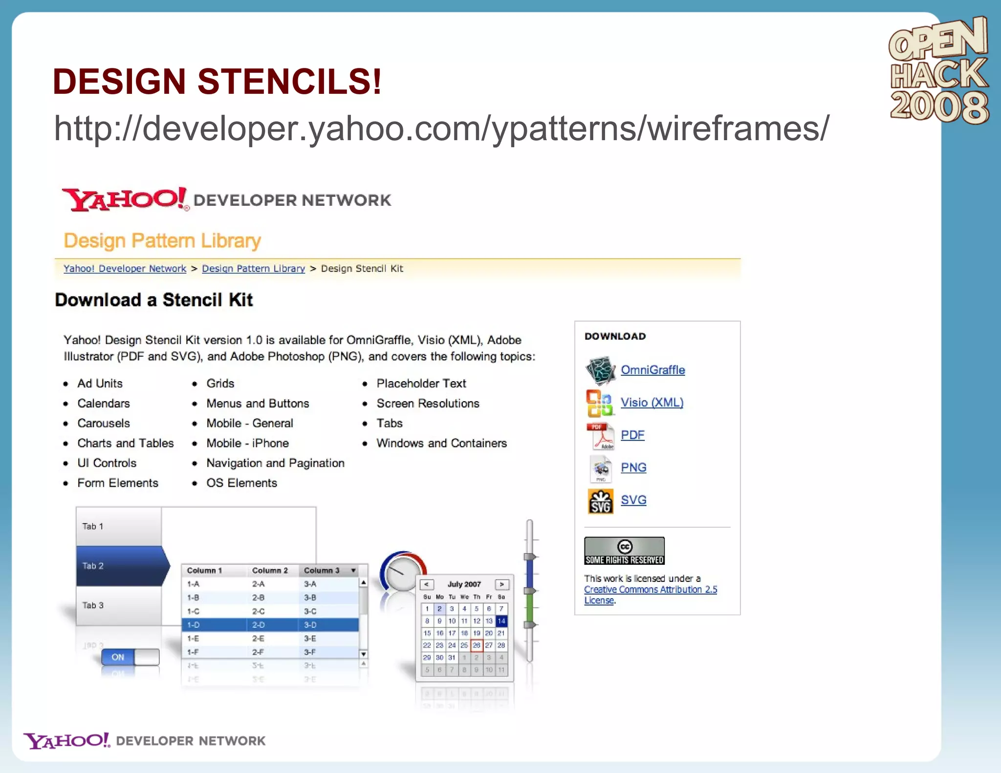 DESIGN STENCILS! http://developer.yahoo.com/ypatterns/wireframes/ 