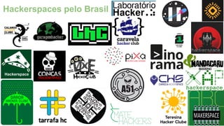 Hackerspaces pelo Brasil
 