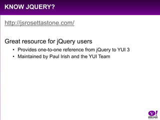 AjaxY.io(“my.aweso.me/service.php”, {		on: {			complete: function (id, response) {var data = Y.JSON.parse(response);				/* handle response */			}		}	});