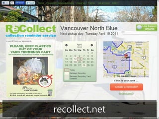recollect.net
 