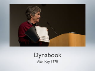 Dynabook
Alan Kay, 1970
 