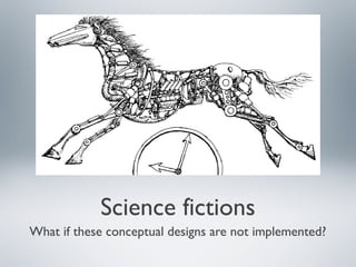 Science fictions
What if these conceptual designs are not implemented?
 