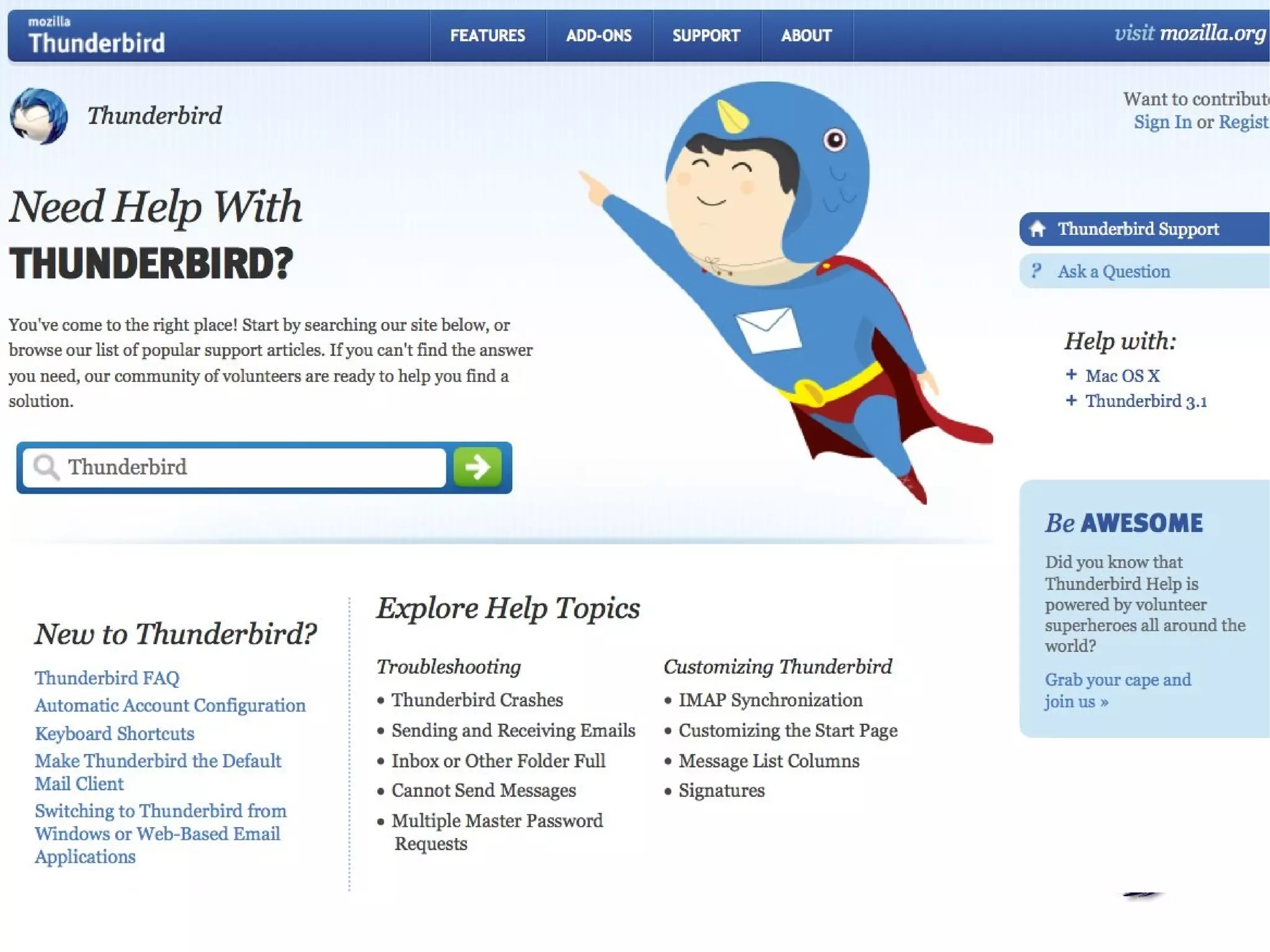 User Overload Thunderbird: Employees:10  