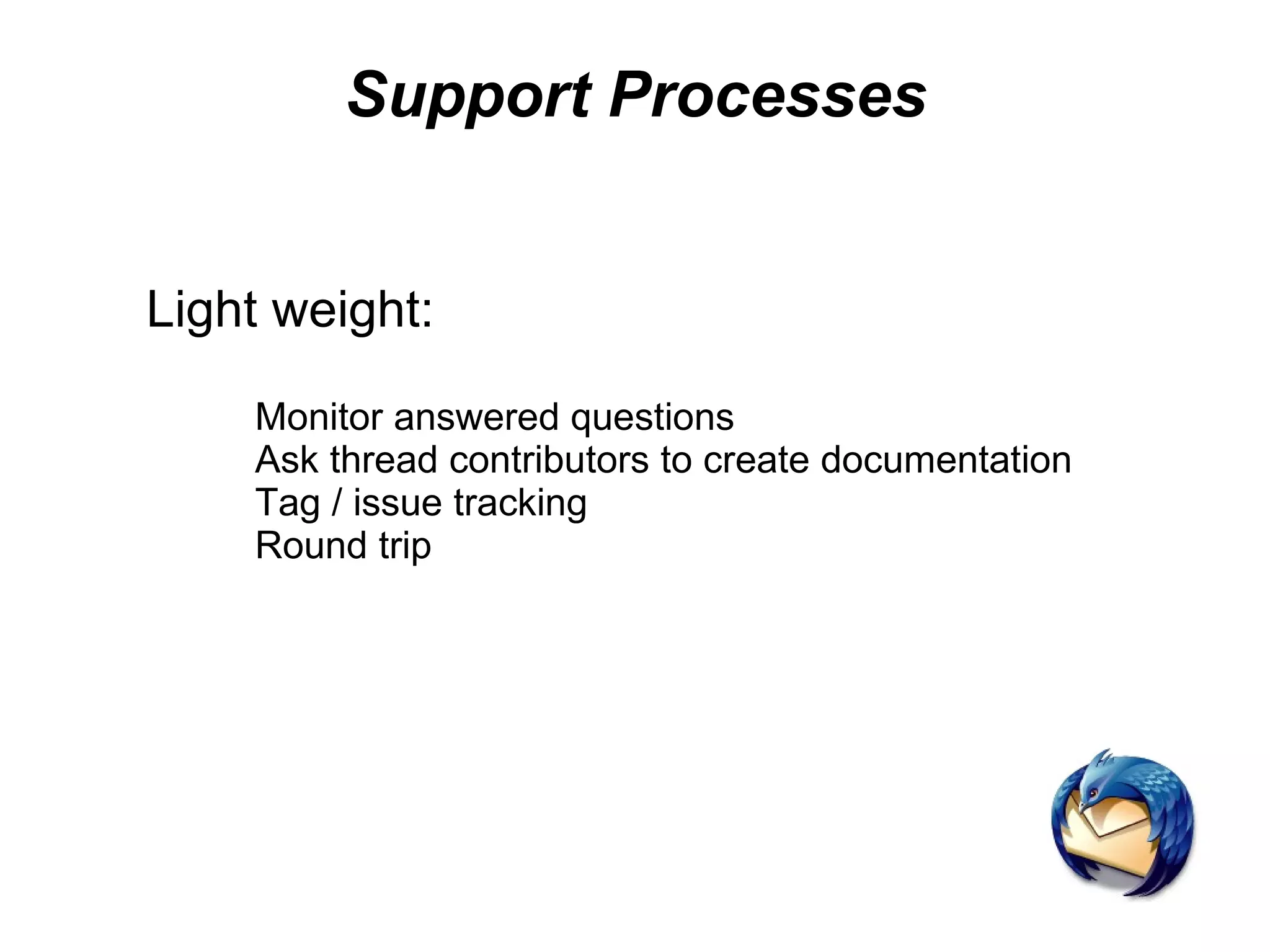 User Overload Thunderbird: Employees:10  