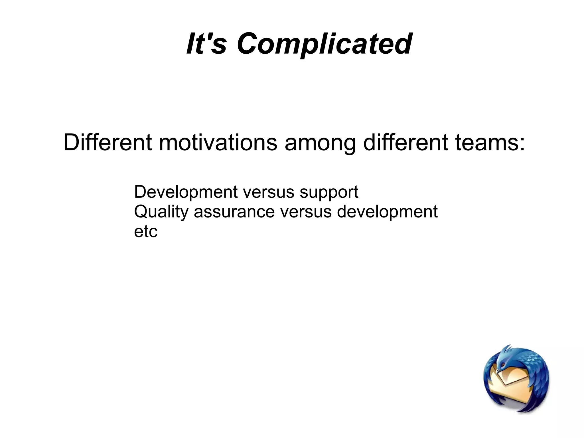 Documentation (for users, for developers) 