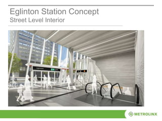 Eglinton Station Concept
Street Level Interior
 