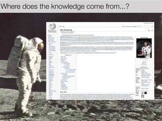 Where does the knowledge come from...?
 