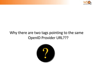Why there are two tags pointing to the same OpenID Provider URL??? 