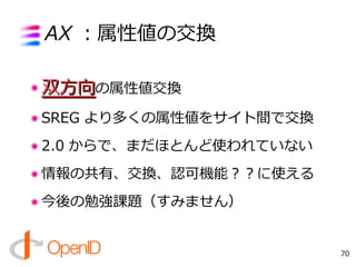 OpenID Lecture 2008.08.18