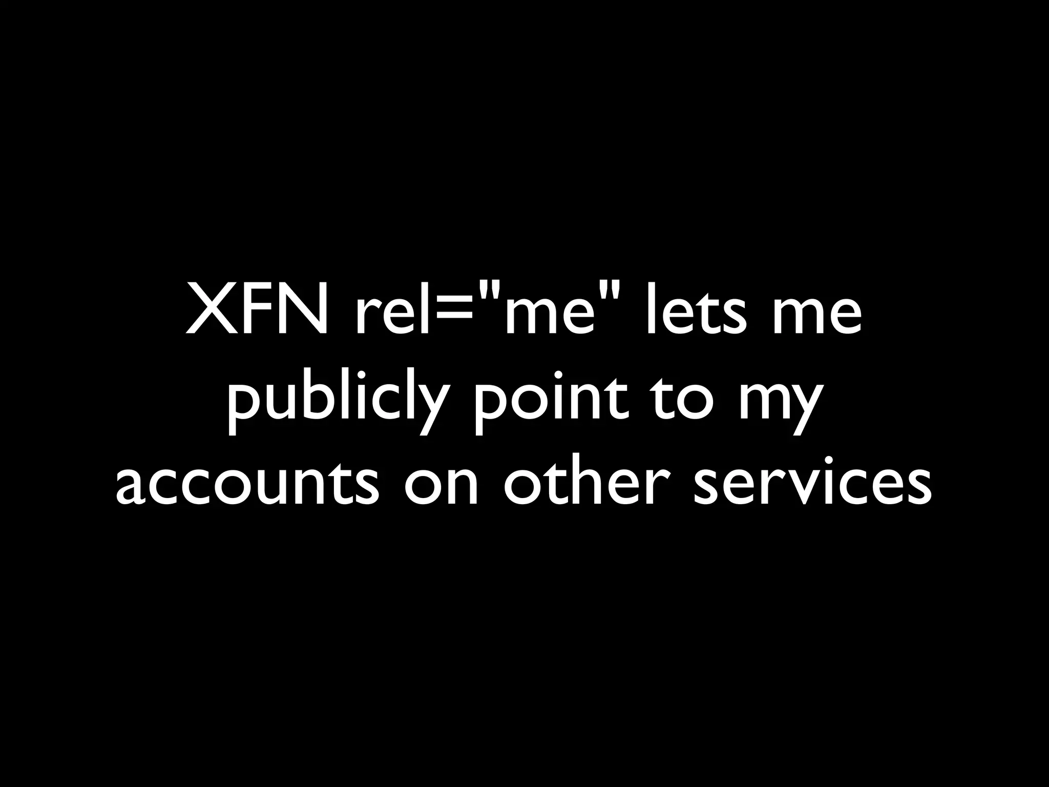 OpenID and decentralised social networks