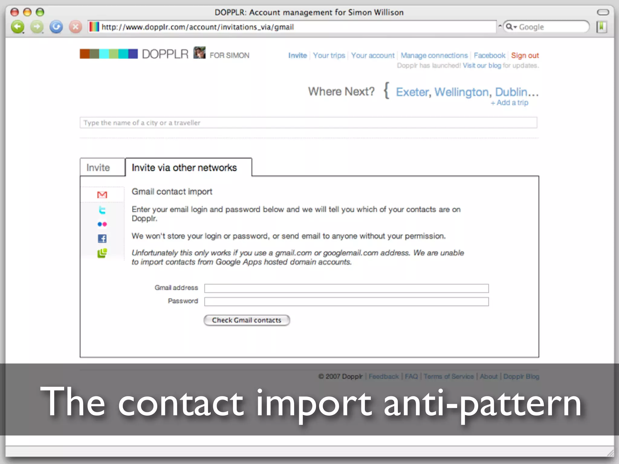 OpenID and decentralised social networks