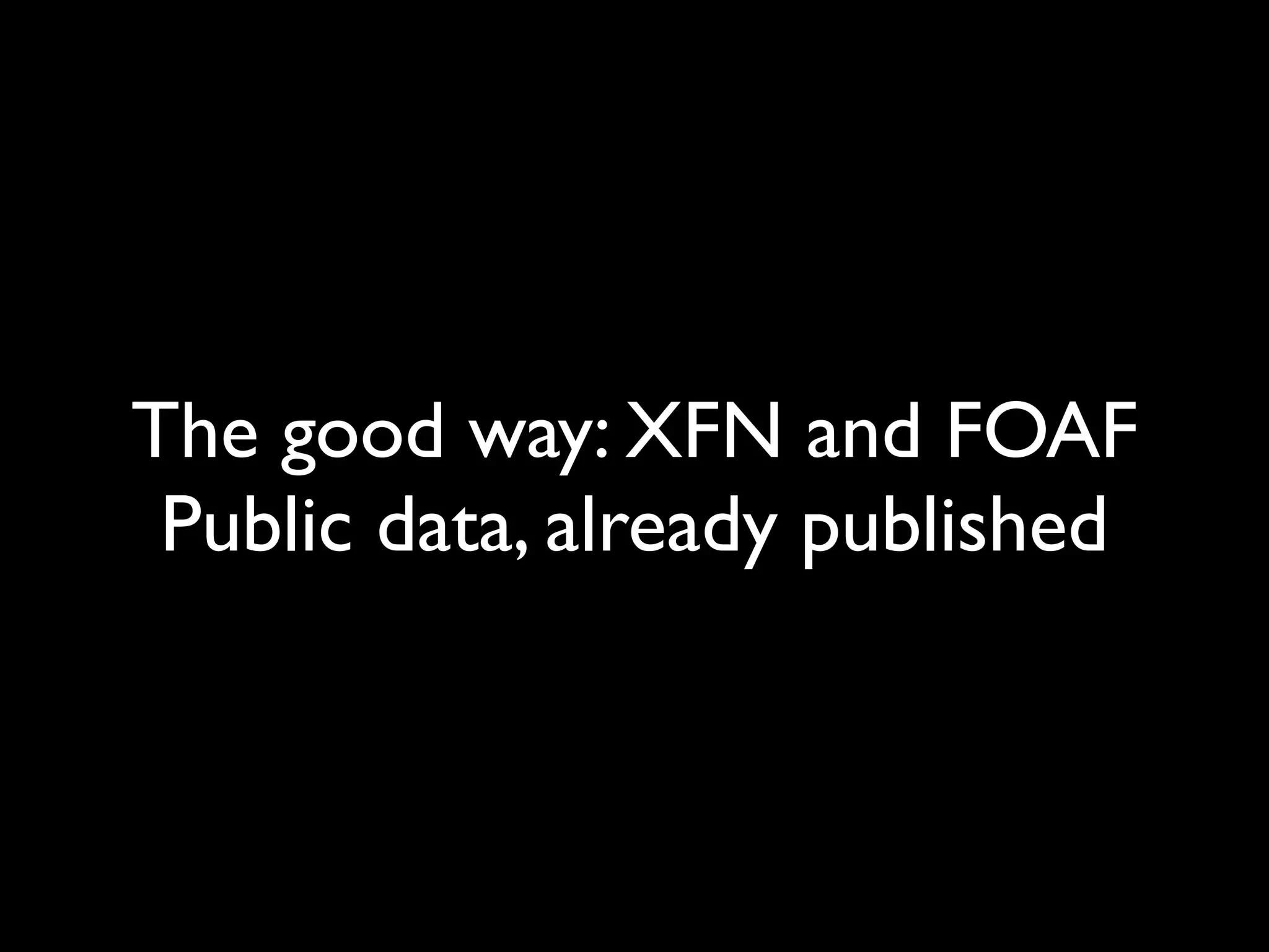 OpenID and decentralised social networks