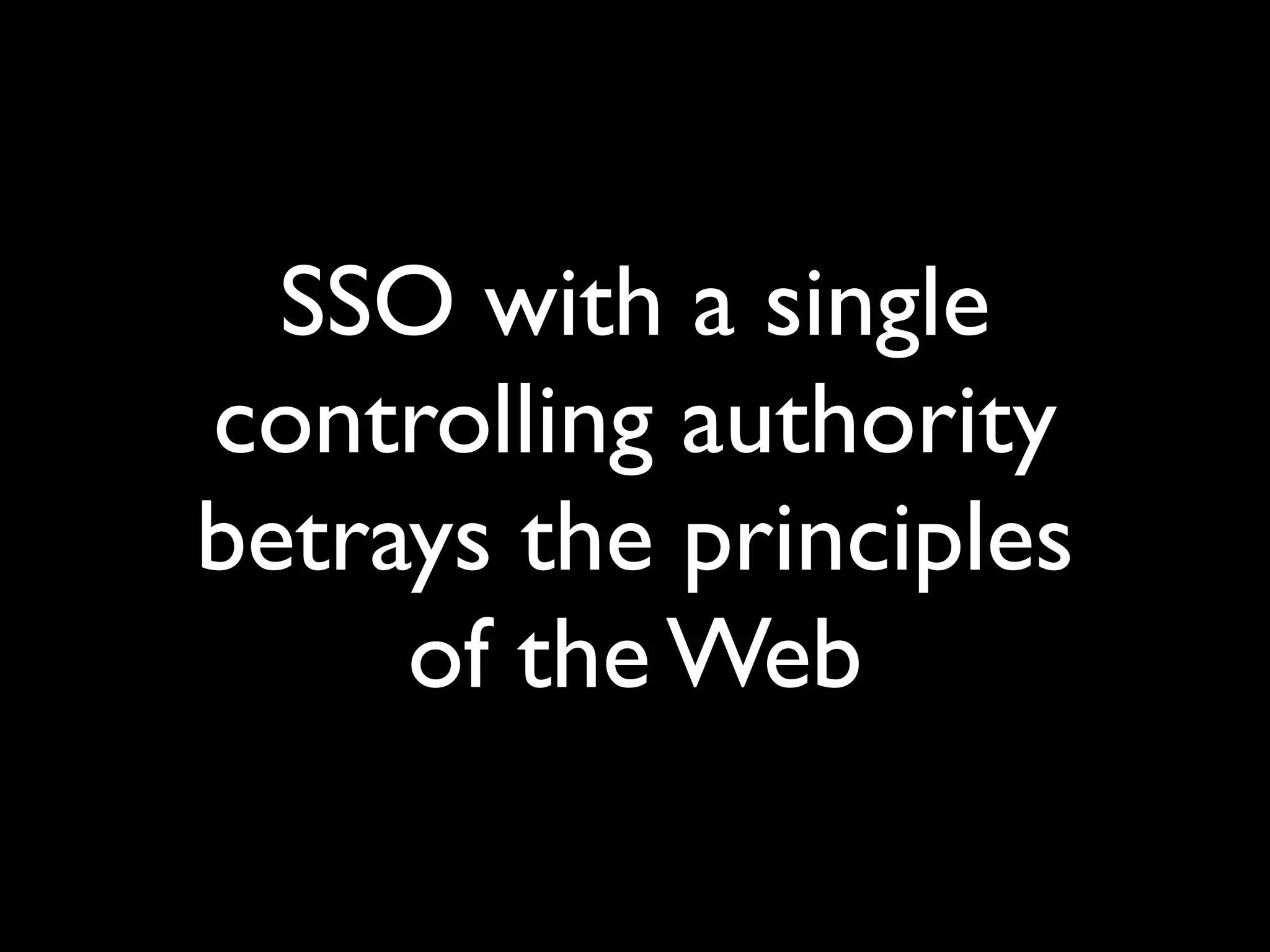 OpenID and decentralised social networks