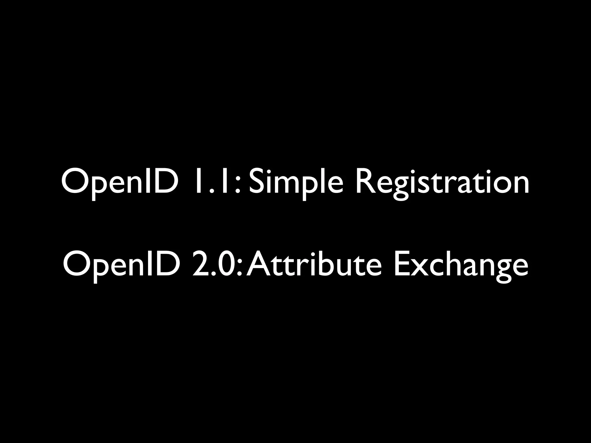 OpenID and decentralised social networks