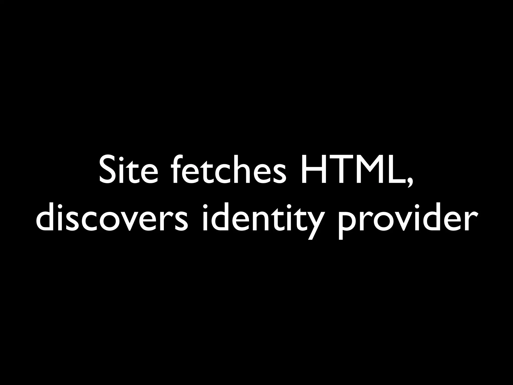 OpenID and decentralised social networks