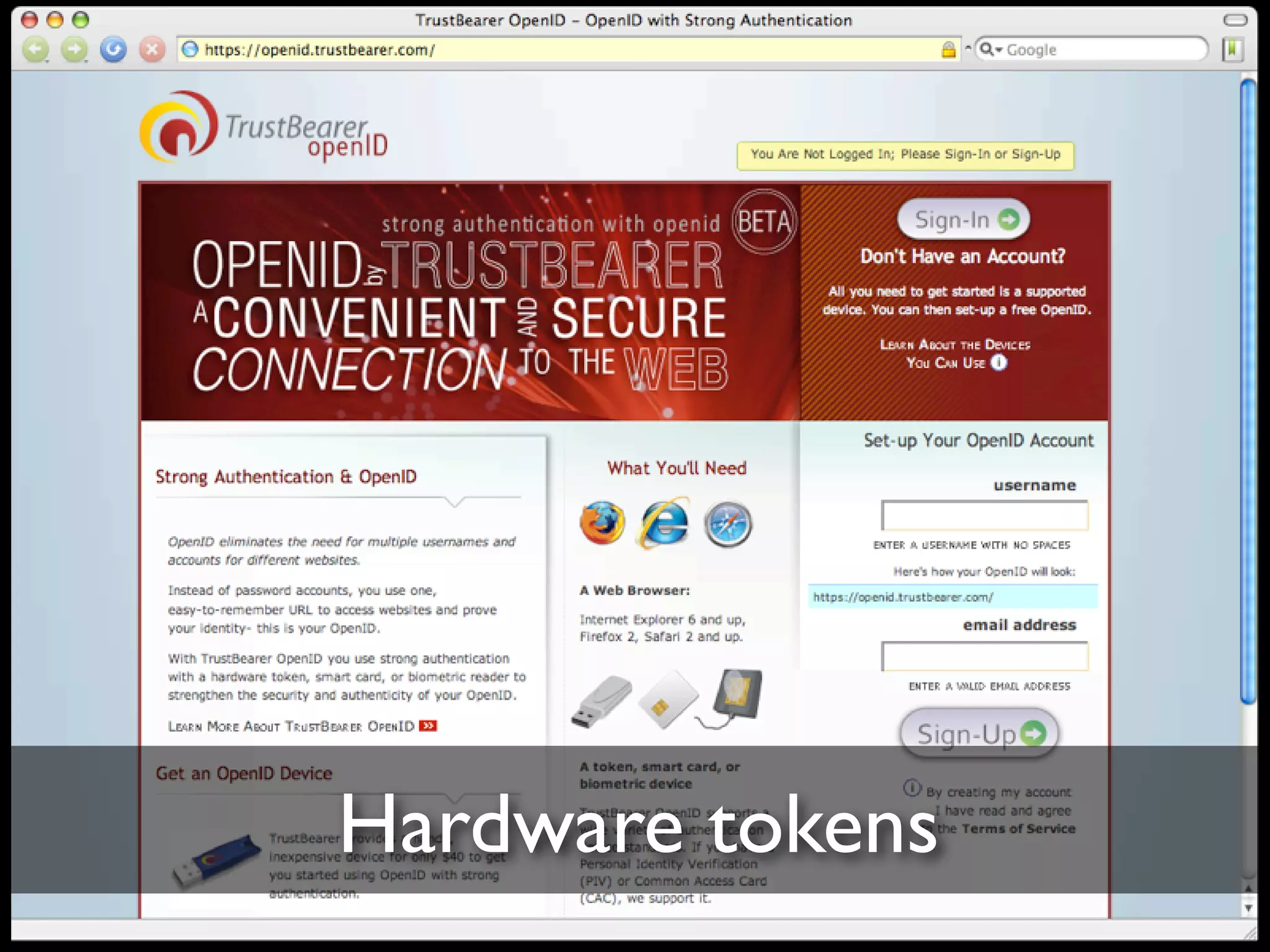 OpenID and decentralised social networks