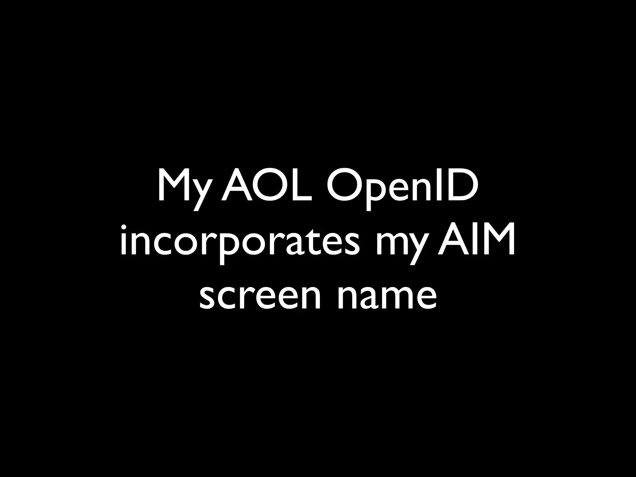 OpenID and decentralised social networks