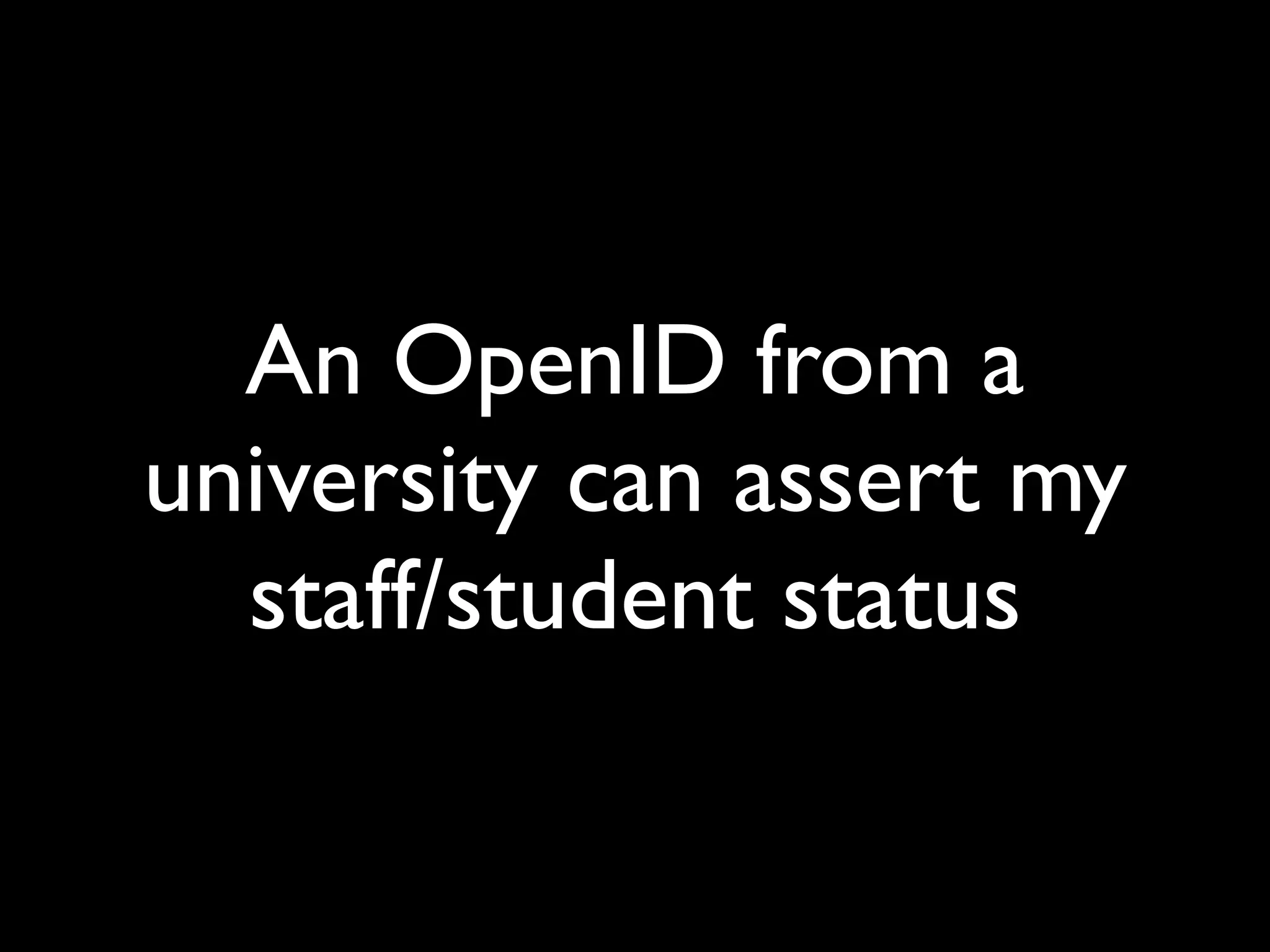 OpenID and decentralised social networks