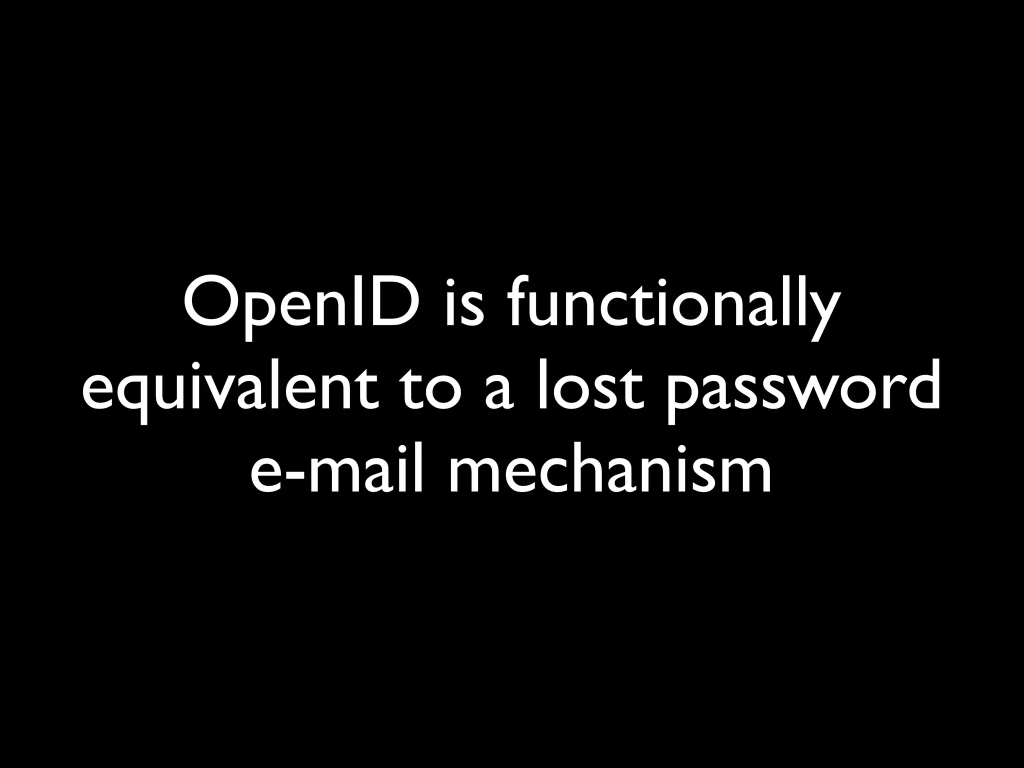 OpenID and decentralised social networks