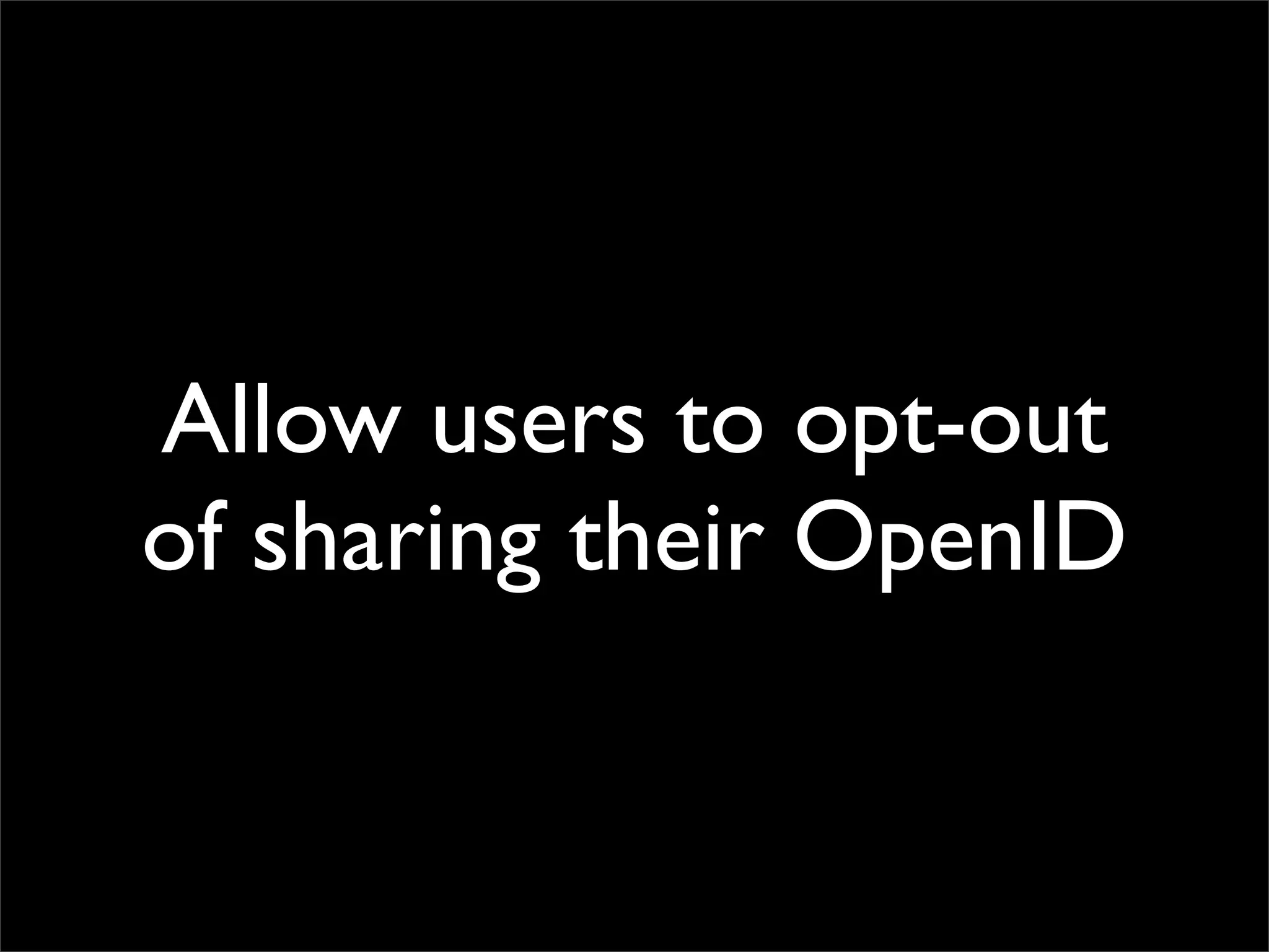 OpenID Bootcamp Tutorial