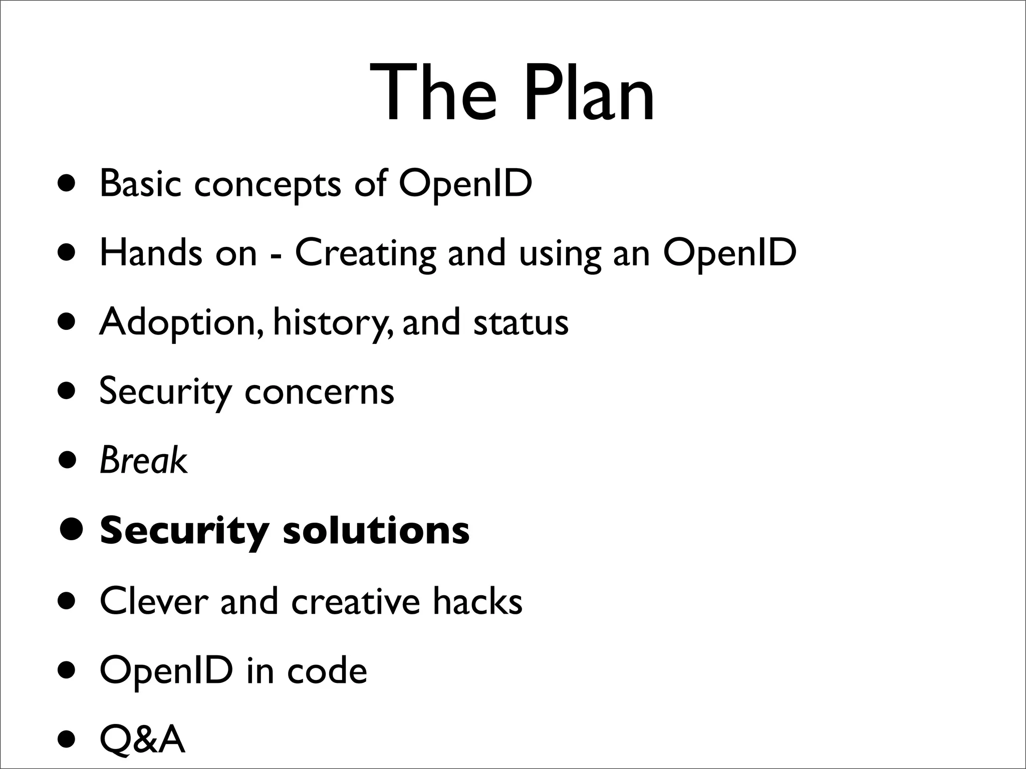 OpenID Bootcamp Tutorial