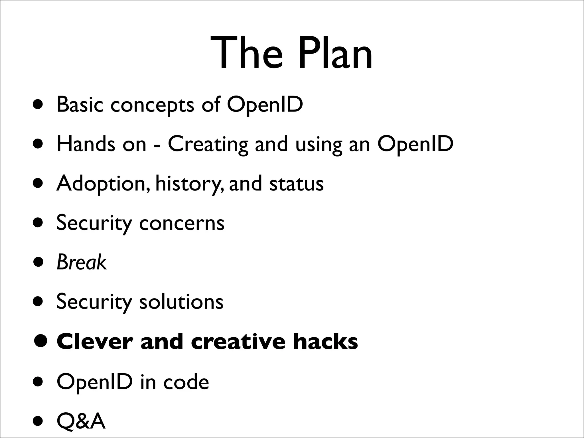 OpenID Bootcamp Tutorial