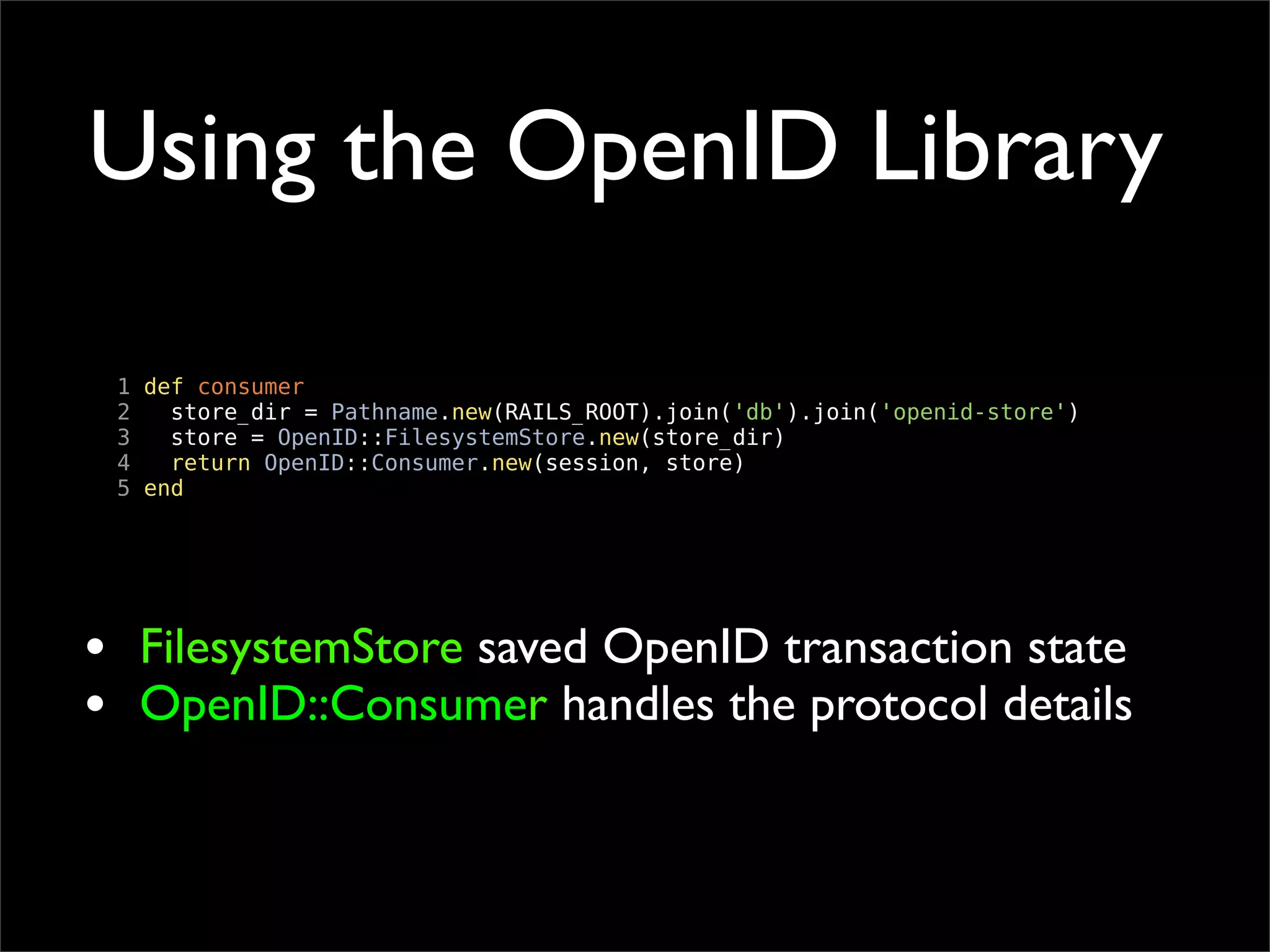 OpenID Bootcamp Tutorial