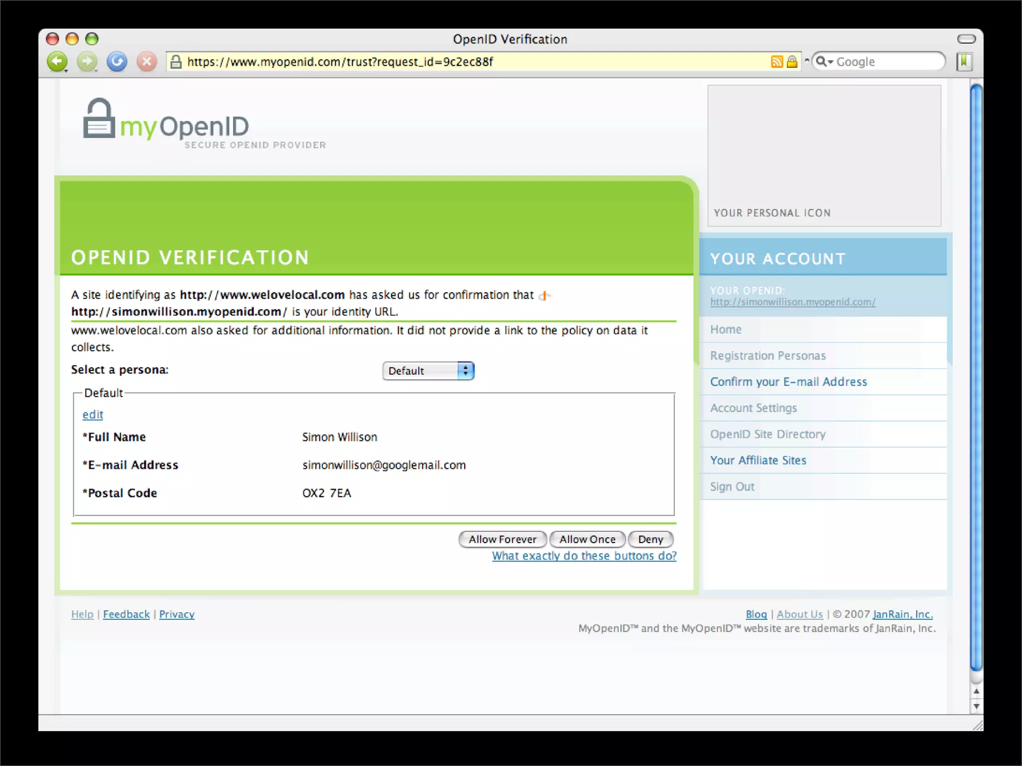 OpenID Bootcamp Tutorial