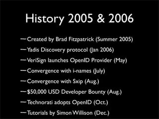 OpenID Bootcamp Tutorial