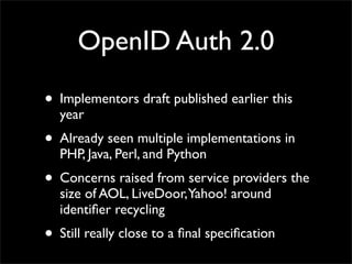 OpenID Bootcamp Tutorial