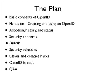 OpenID Bootcamp Tutorial