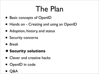 OpenID Bootcamp Tutorial