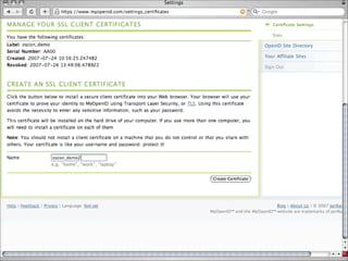 OpenID Bootcamp Tutorial