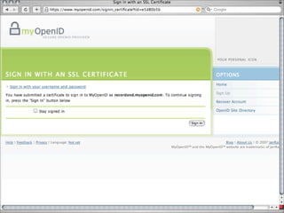 OpenID Bootcamp Tutorial