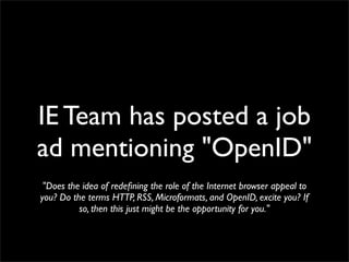OpenID Bootcamp Tutorial
