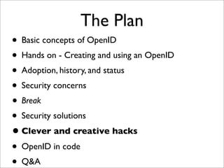 OpenID Bootcamp Tutorial