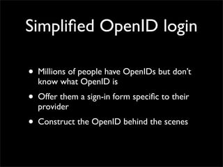 OpenID Bootcamp Tutorial