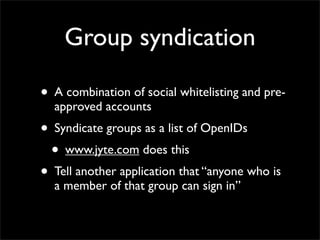 OpenID Bootcamp Tutorial